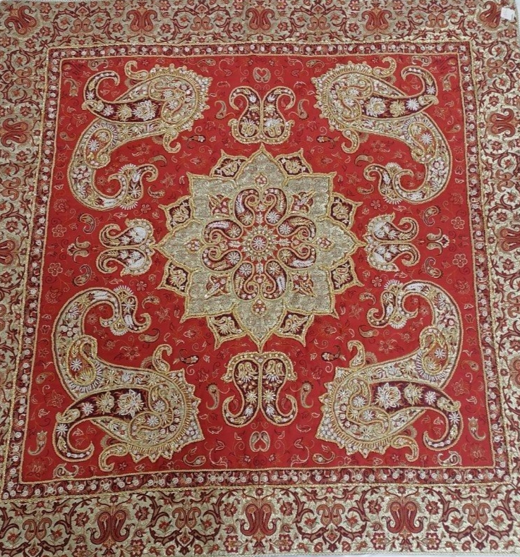 ترمه سرمه دوزی شده